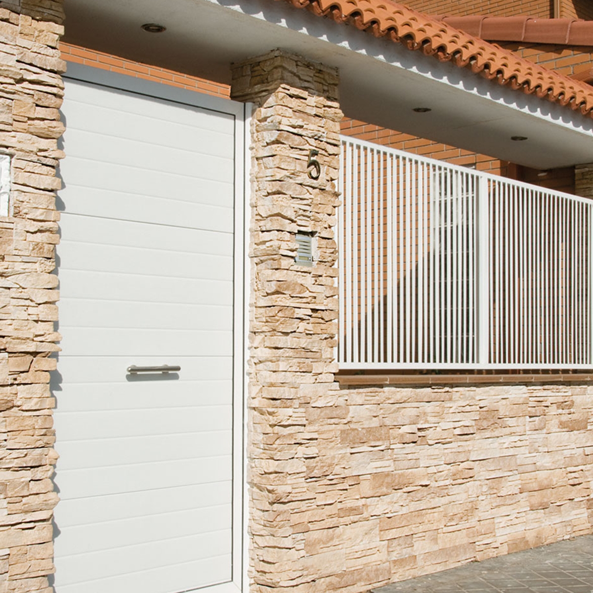 Hazelnut boardwalk imitation stone cladding - Revenmientos Verniprens