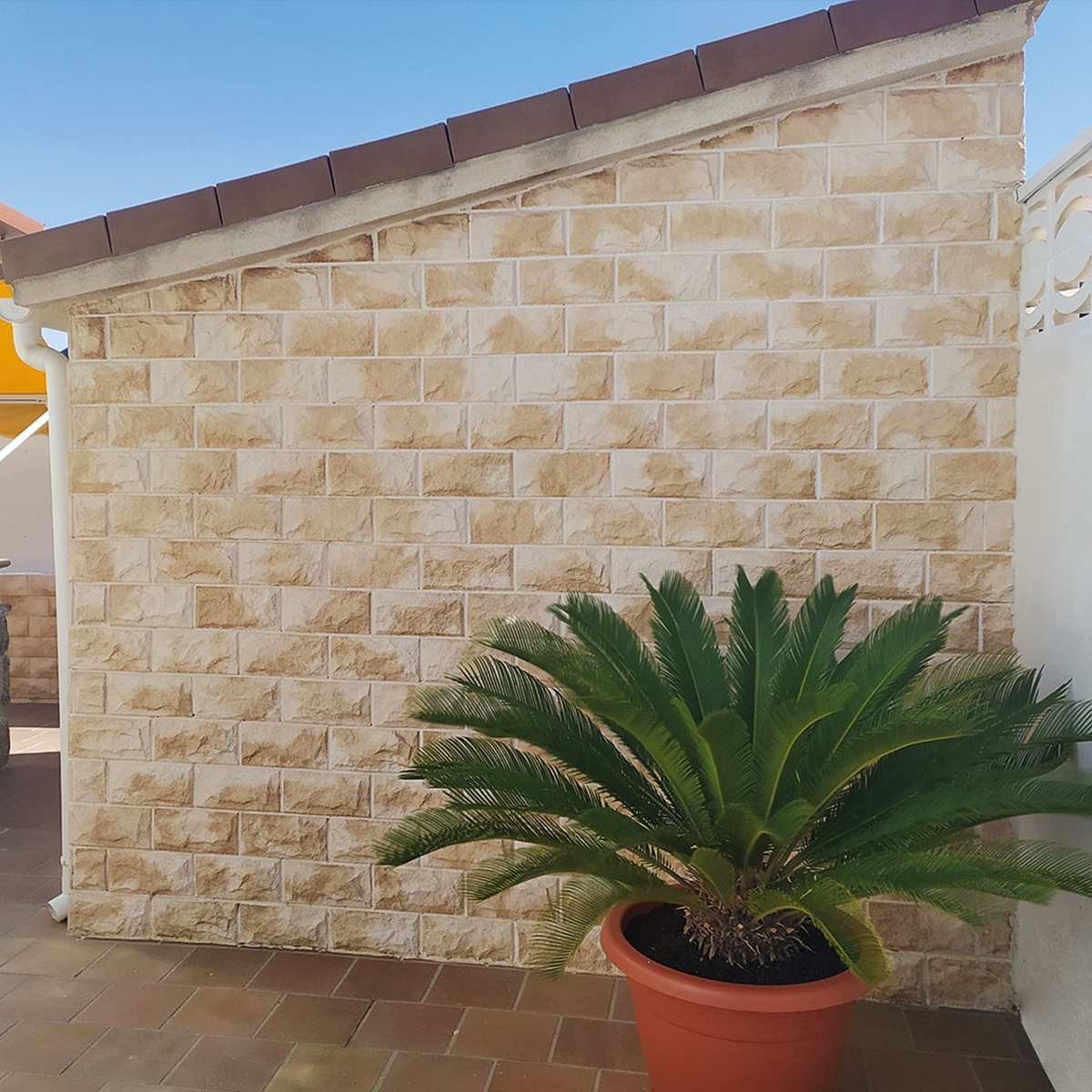 Verniprens - Concrete tile cladding - Pyrenees aneto stone imitation cladding