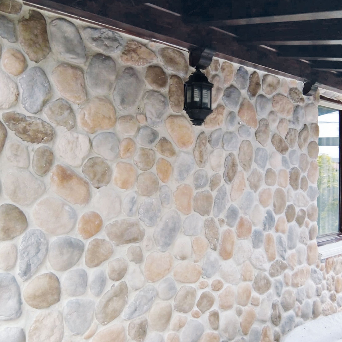 Verniprens - Concrete tile cladding - River Mijares earth imitation stone cladding