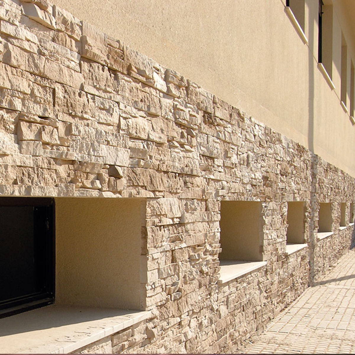 Bardage imitation pierre noisette Varadero - Revenmientos Verniprens