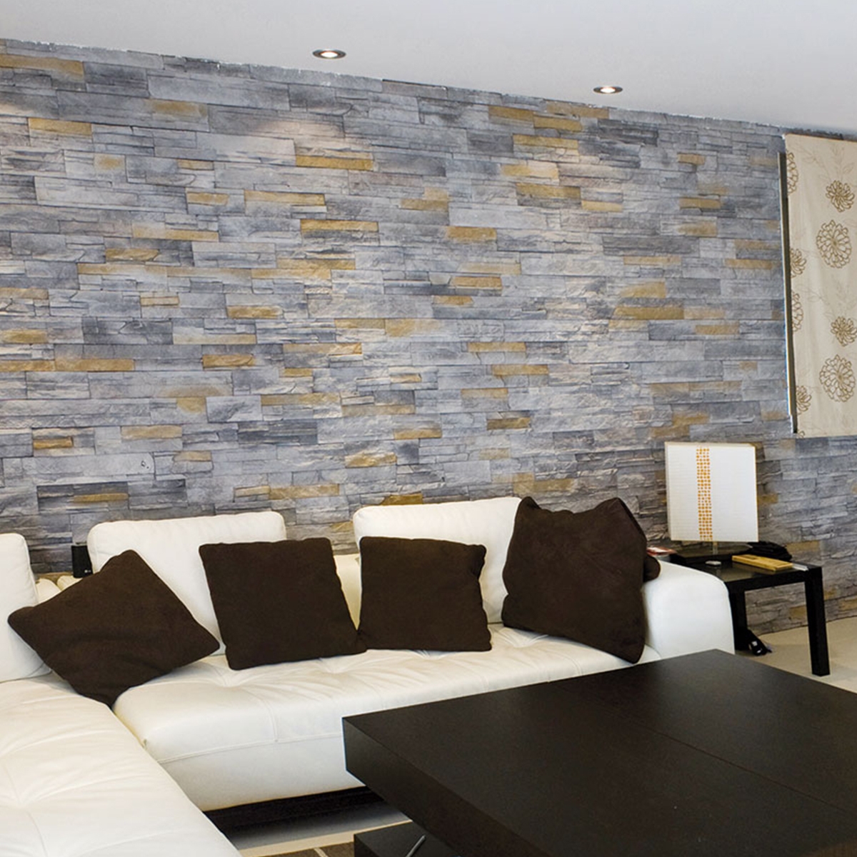 Coatings - Concrete tile cladding - Varadero gray stone imitation cladding