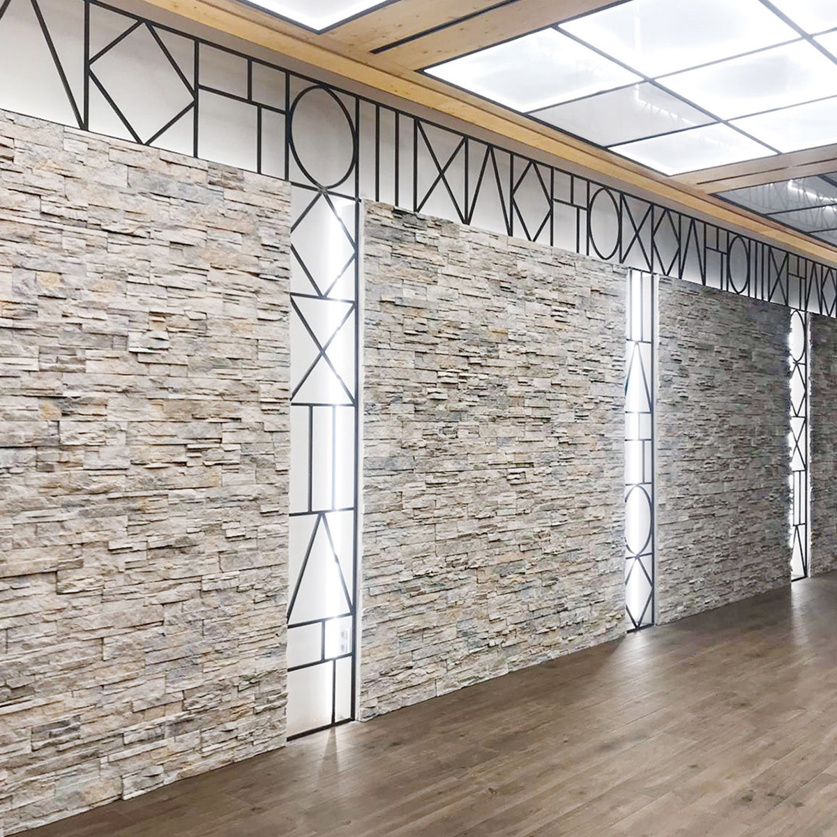 Verniprens - Concrete tile cladding - Varadero torcaz stone imitation cladding