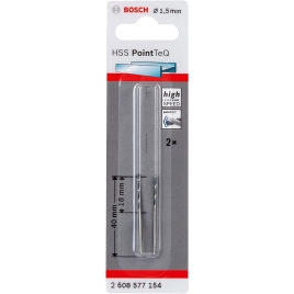 Mèche hélicoïdale PointTec 1,5 mm Bosch