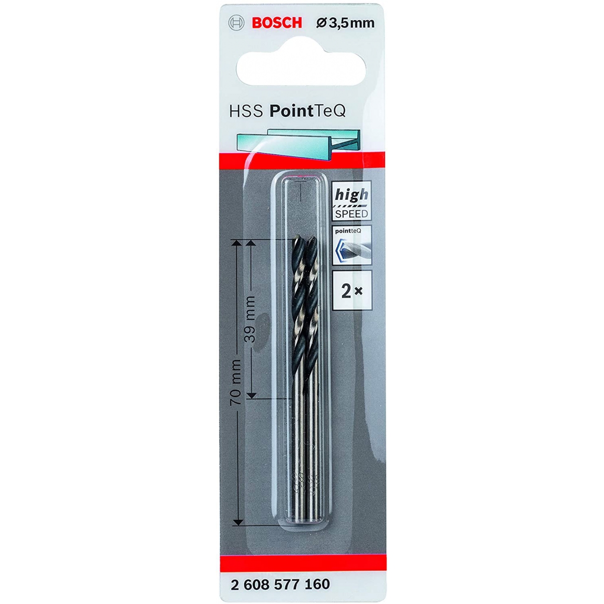 PointTec 3.5mm Bosch Twist Drill Bit - Bosch