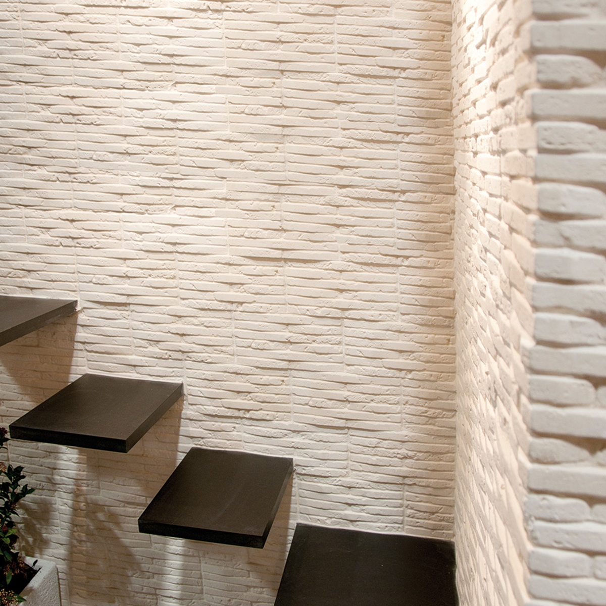 Verniprens - Concrete tile cladding - Atlas white stone imitation cladding (m2)