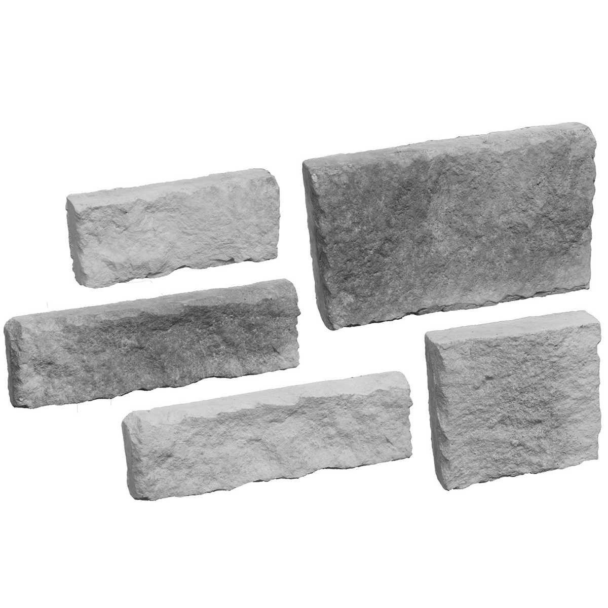 Foto de revestimento de pedra de imitação de cinza do Colorado 