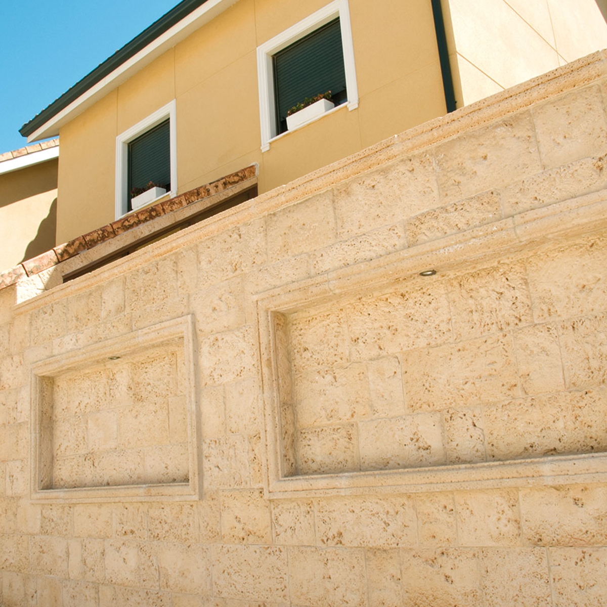 Beschichtungen – Betonziegelverkleidung – Mares-Steinimitation-Verkleidung