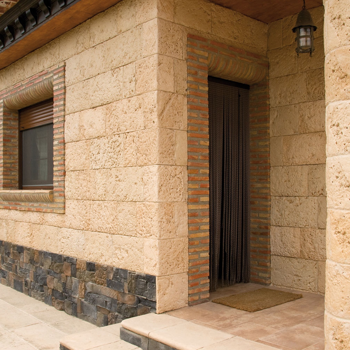Concrete tile cladding - Mares stone imitation cladding Verniprens