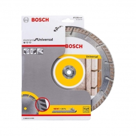 Disco de diamante Bosch Standard Universal 230mm Corte Seco