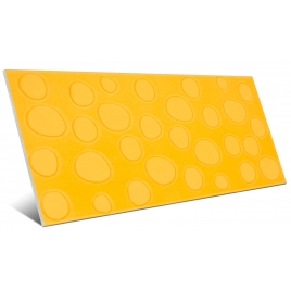 Agatha Polka Dots Amarelo 25x50 (caixa 0,88m2)