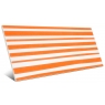 Agatha 1 Lignes Orange 25x50