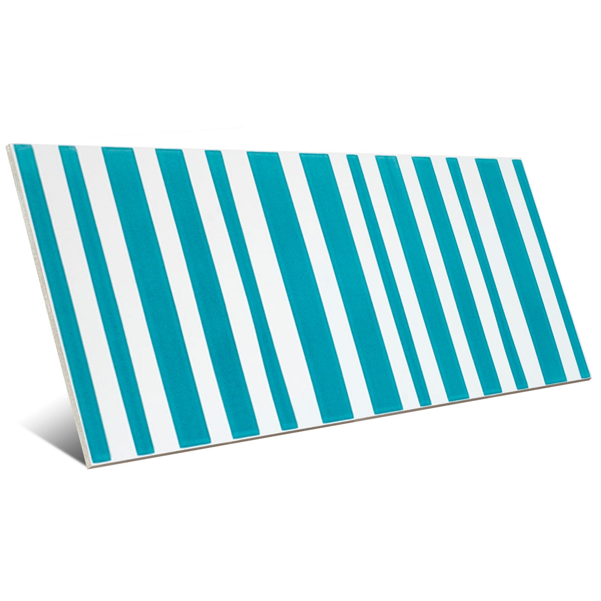 Agatha 2-Lineas Turquesa 25x50