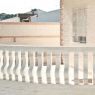 Prefabricated concrete baluster for balustrades