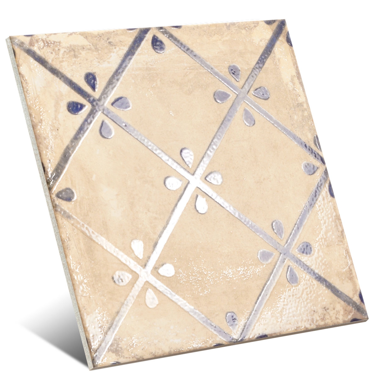 Revestimiento con decorados Mainzu - Ricordi Crema 20x20 (caja 1 m2)