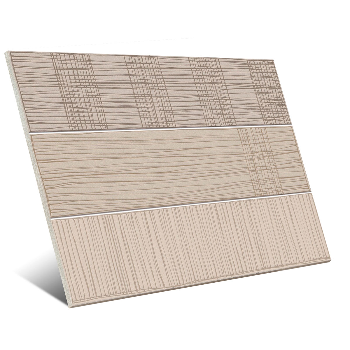 Kaika Marfil 23x33,5 (caja 1 m2) - Revestimiento con decorados Vives