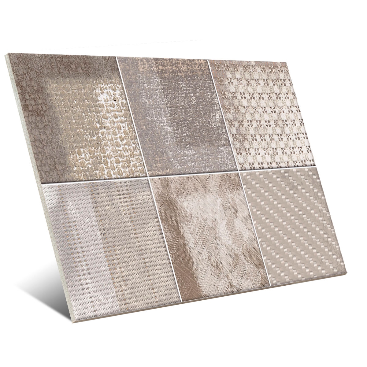 Haïku en noyer 23x33.5 (boîte 1 m2) - Revêtement avec décorations Vives