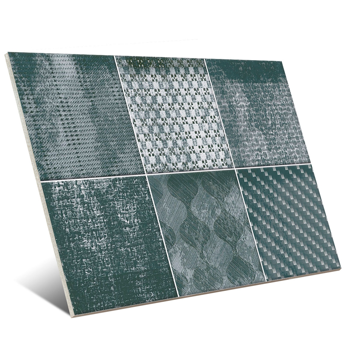 Türkis-Haiku 23x33,5 (Schachtel 1 m²) – Beschichtung mit VivesDekorationen