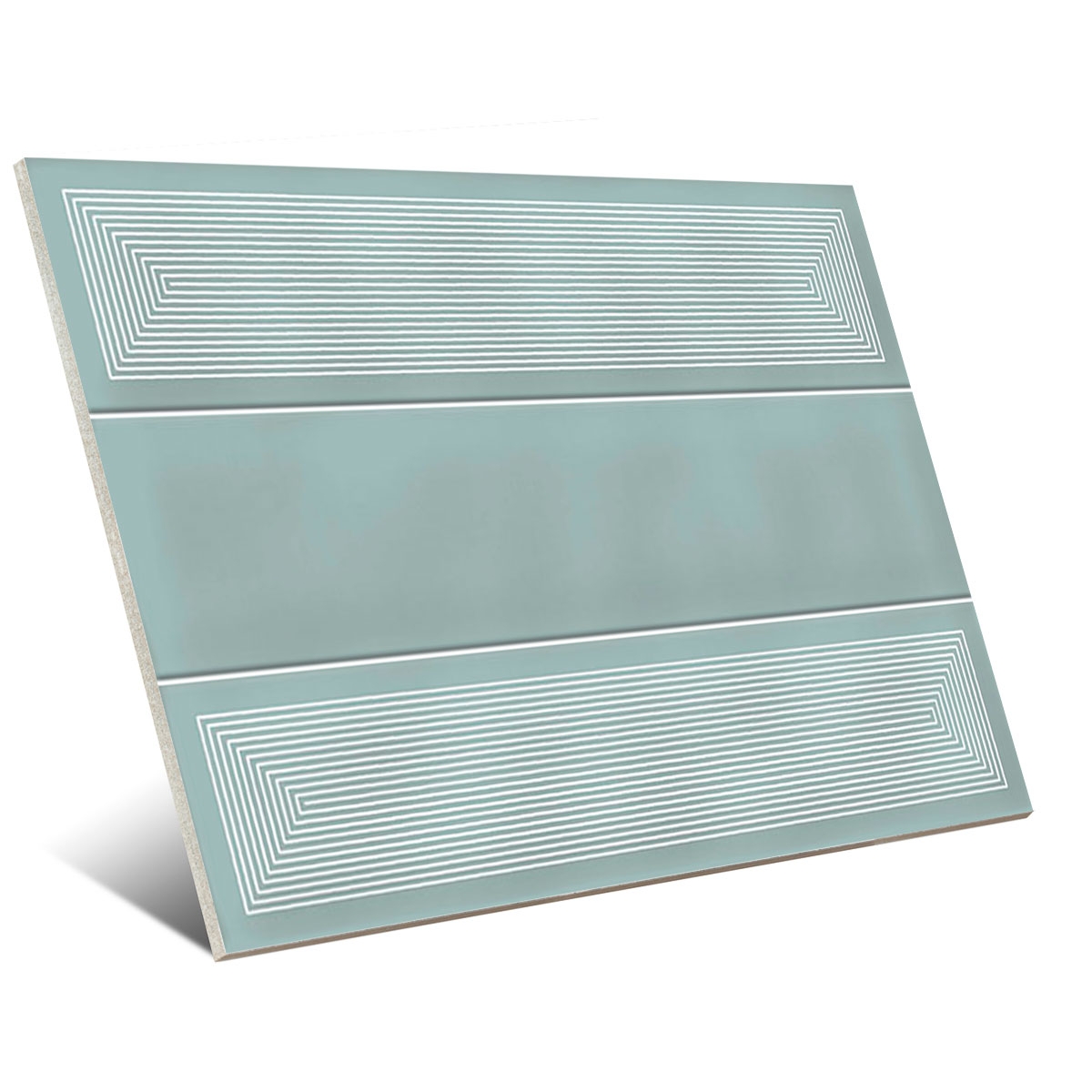 Revestimiento con decorados Vives - Kozen menta 23x33,5 (caja 1 m2)