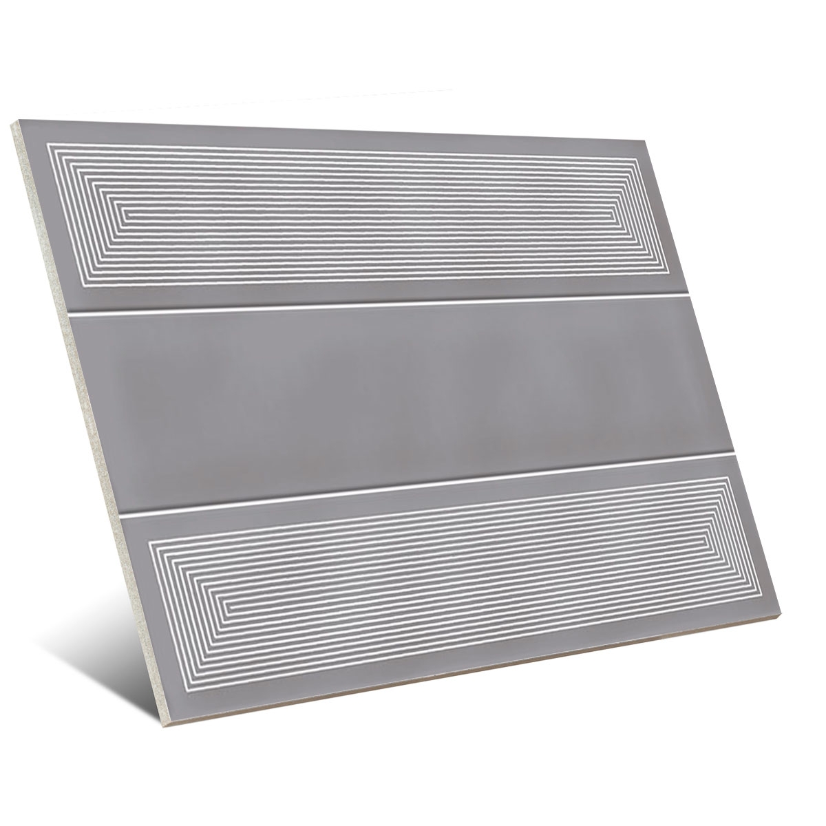 Coating with Vives decorations - Kozen gray 23x33.5 (box 1 m2)