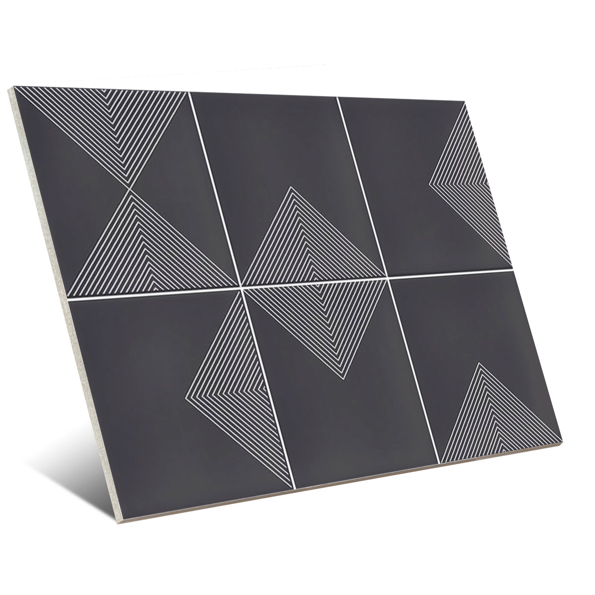 Revêtement avec décorations Vives - Meguro marengo 23x33.5 (boîte 1 m2)