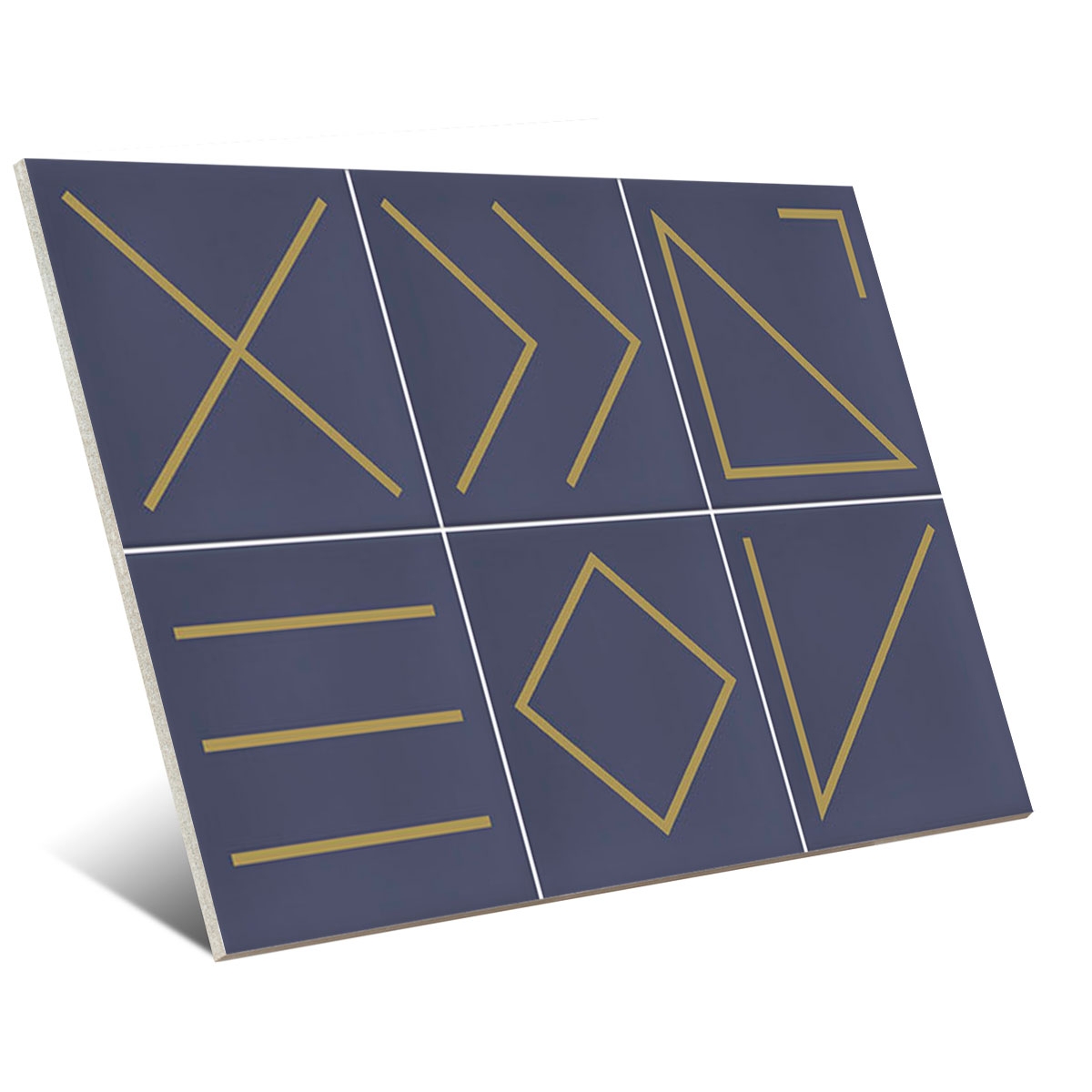 Revestimiento con decorados Vives - Nagano índigo 23x33,5 (caja 1 m2)