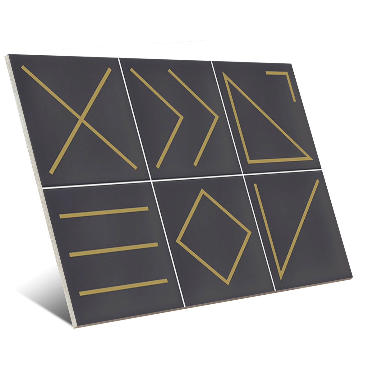 Revestimiento con decorados Vives - Nagano marengo 23x33,5 (caja 1 m2)