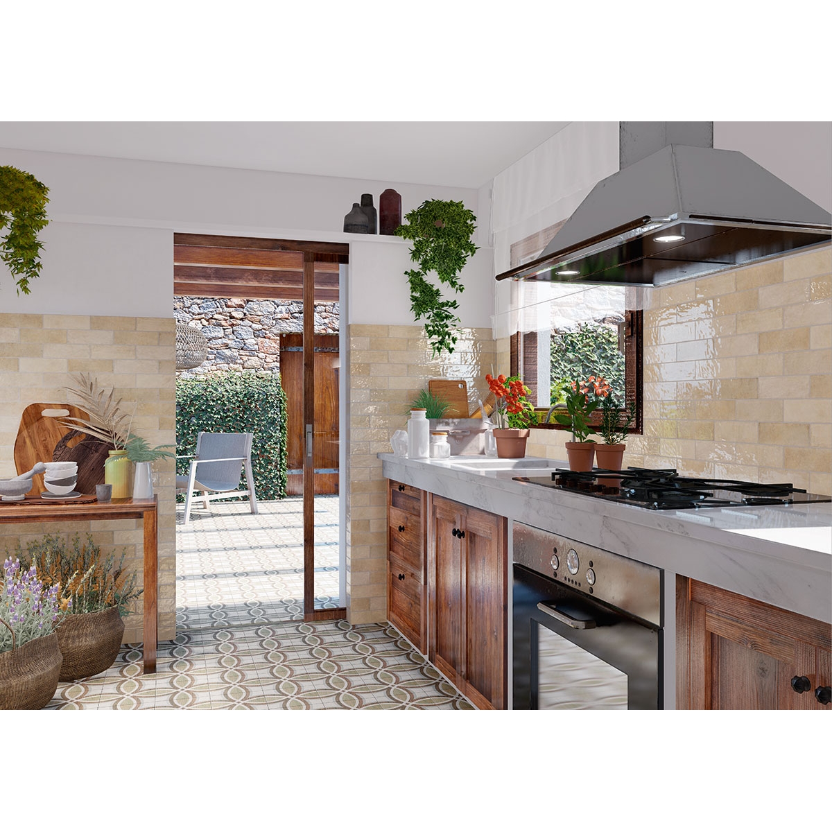 Positano Topazio 6,5x20cm  - Revestimiento con pequeño formato Mainzu