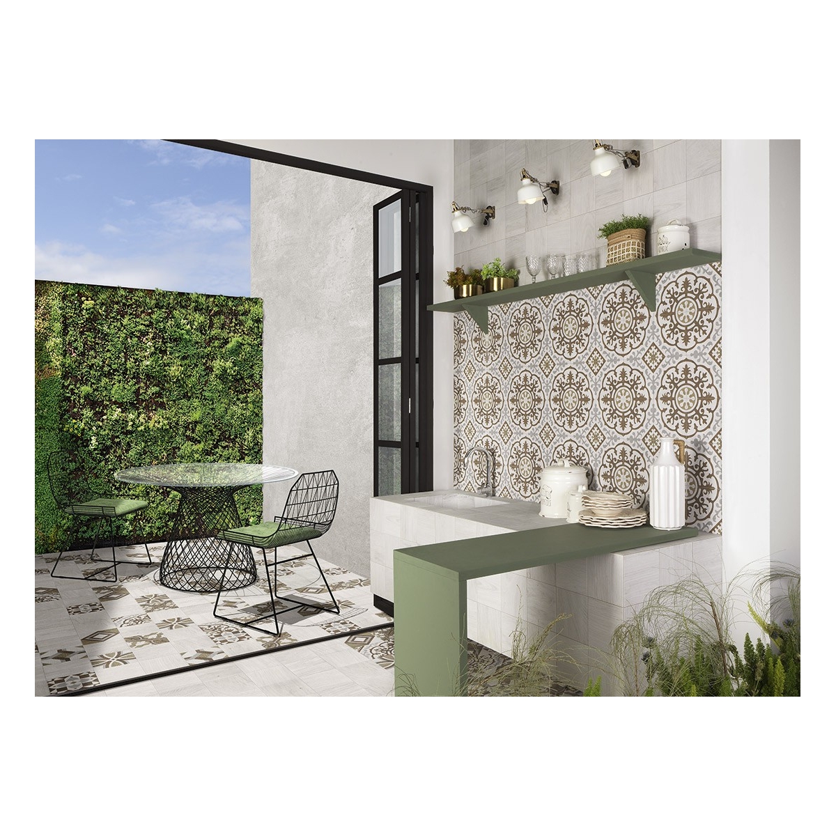 Patchwood blanc (m2) - Série Patchwood - Marque Mainzu