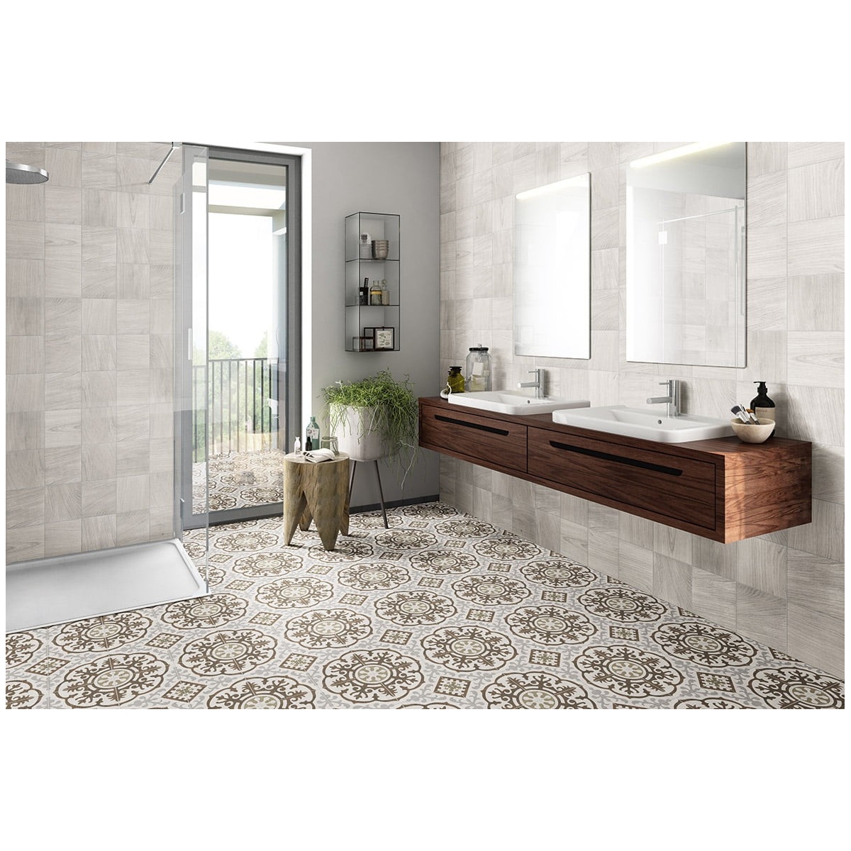 Mainzu Patchwood Blanc (m2)