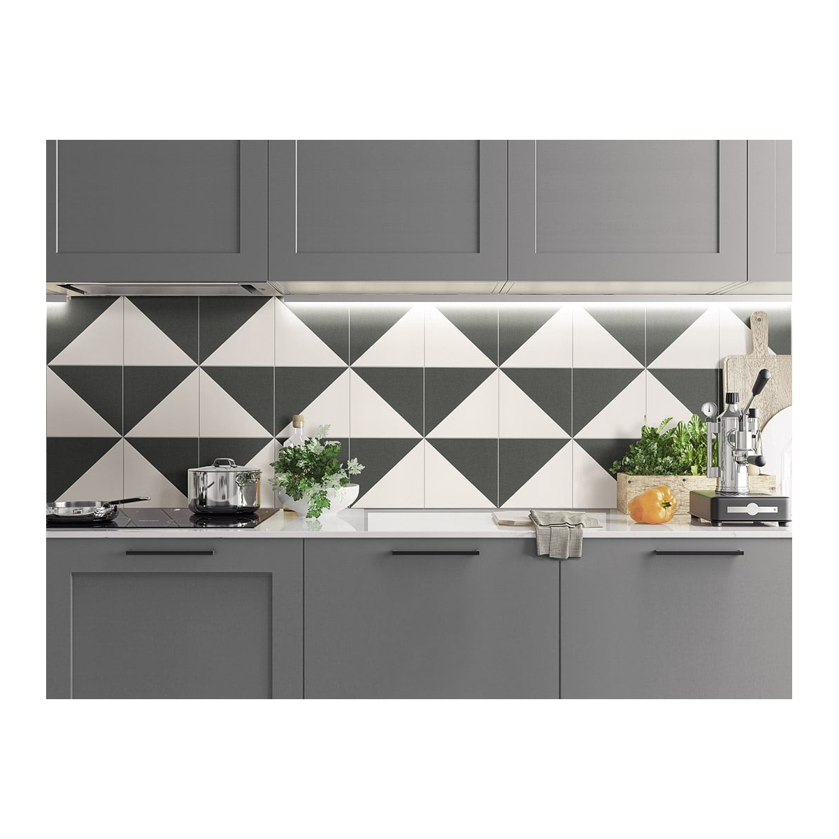 Mittelschwarze 20x20 (m2) Gefeuerte Serie