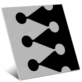 Blason Gris Negro 20x20 (caja de 1 m2)