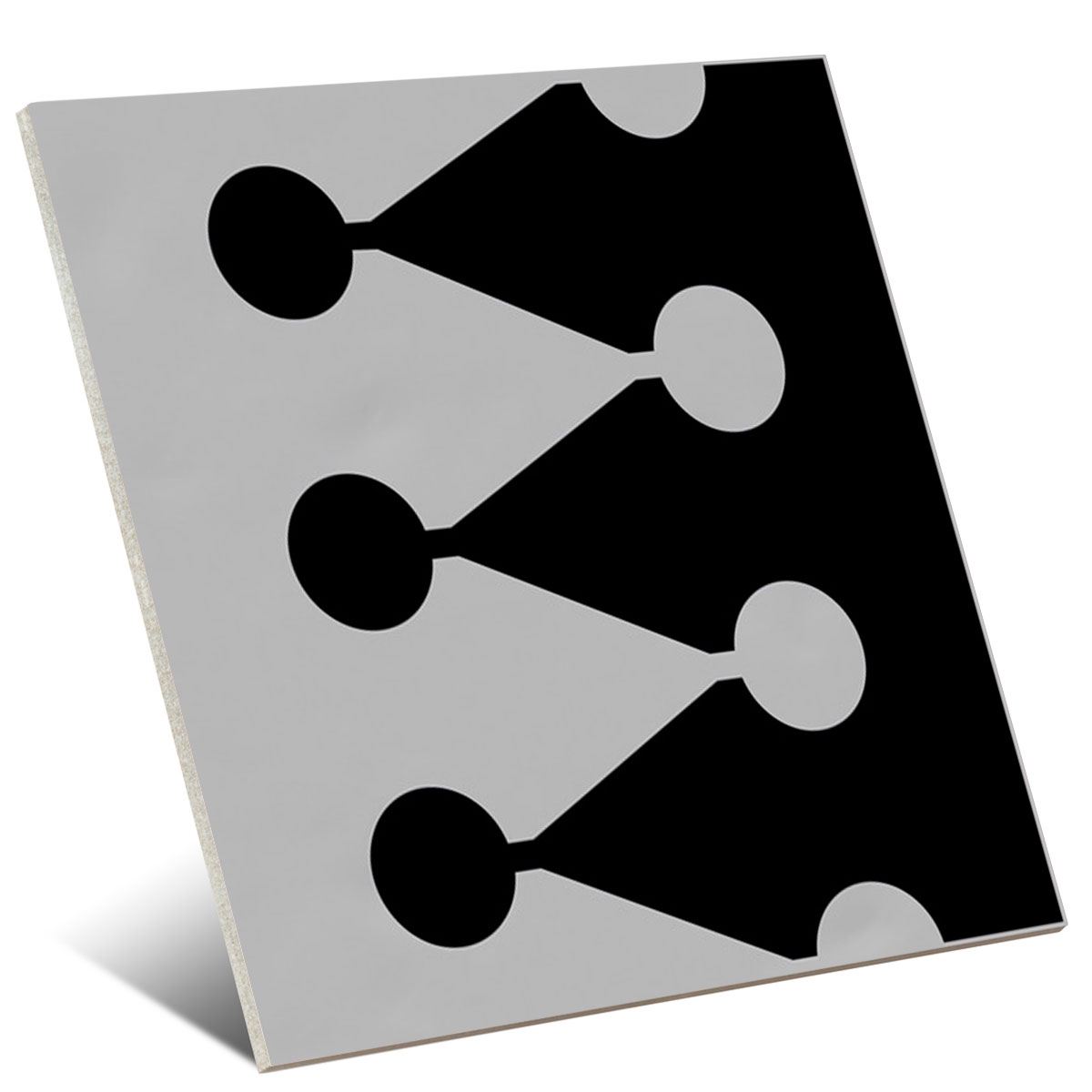 Blason Gris Negro 20x20  - Vives