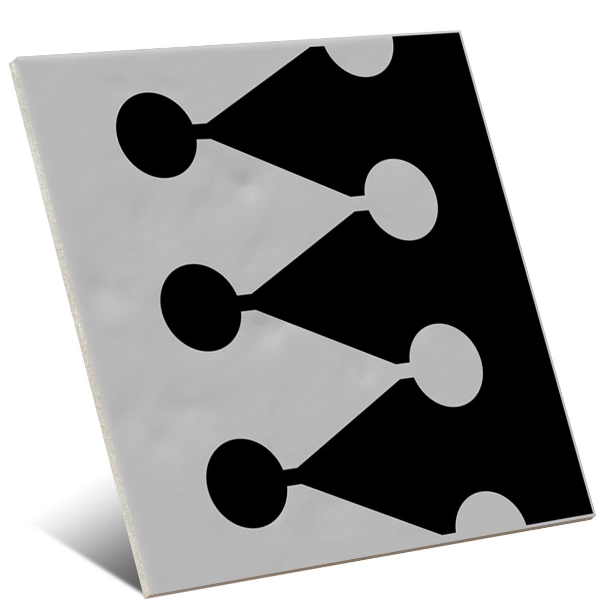 Foto de Blason Gris Negro 20x20 