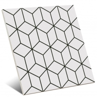 Alhambra Preto 25x25 - Keros Cerámica