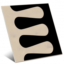 Mitra Beige Black 20x20 (box of 1 m2)