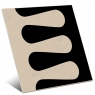 Revestimiento con decorados Vives - Mitra Beige Negro 20x20 