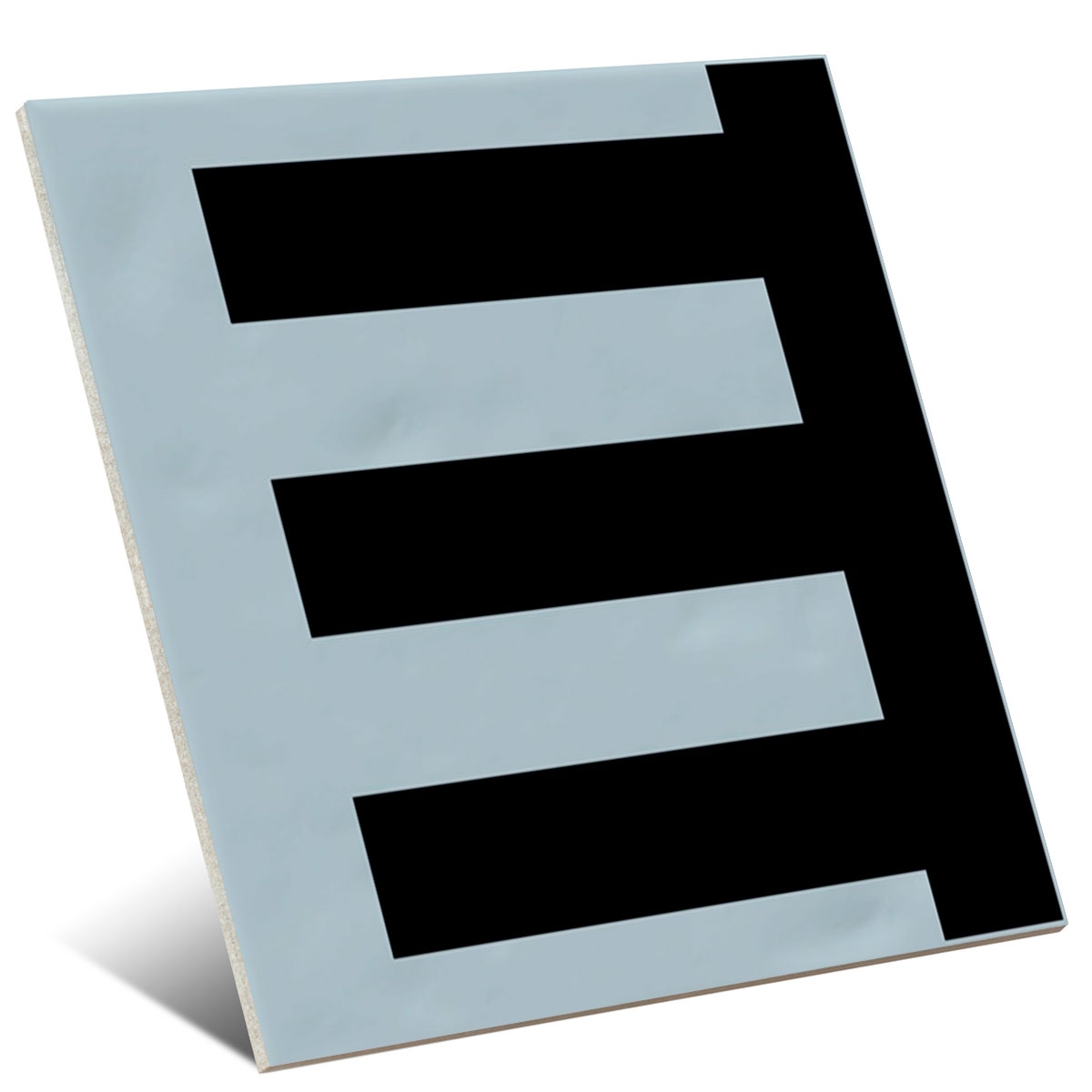 Tiara Azul Claro Preto 20x20 - Vives