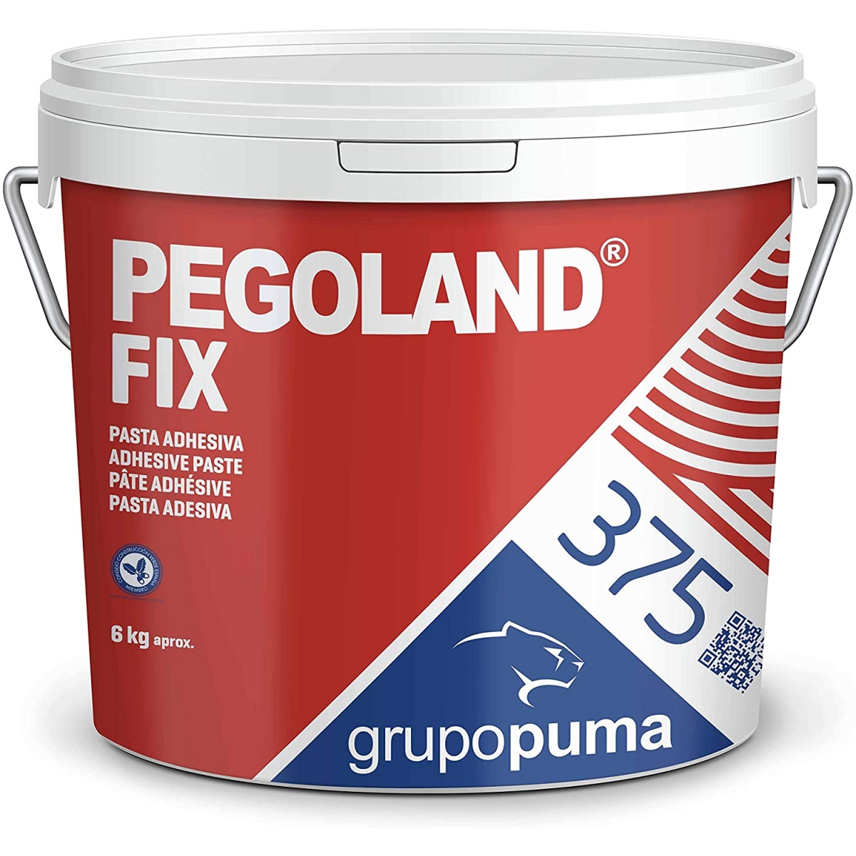 Pegoland Fix Branco D1 6 Kg Grupo Puma
