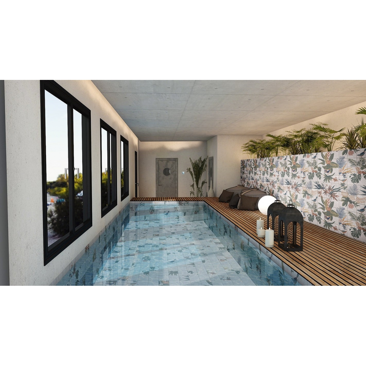 Samui-Wandgemälde (120x120 Wandgemälde) Mainzu