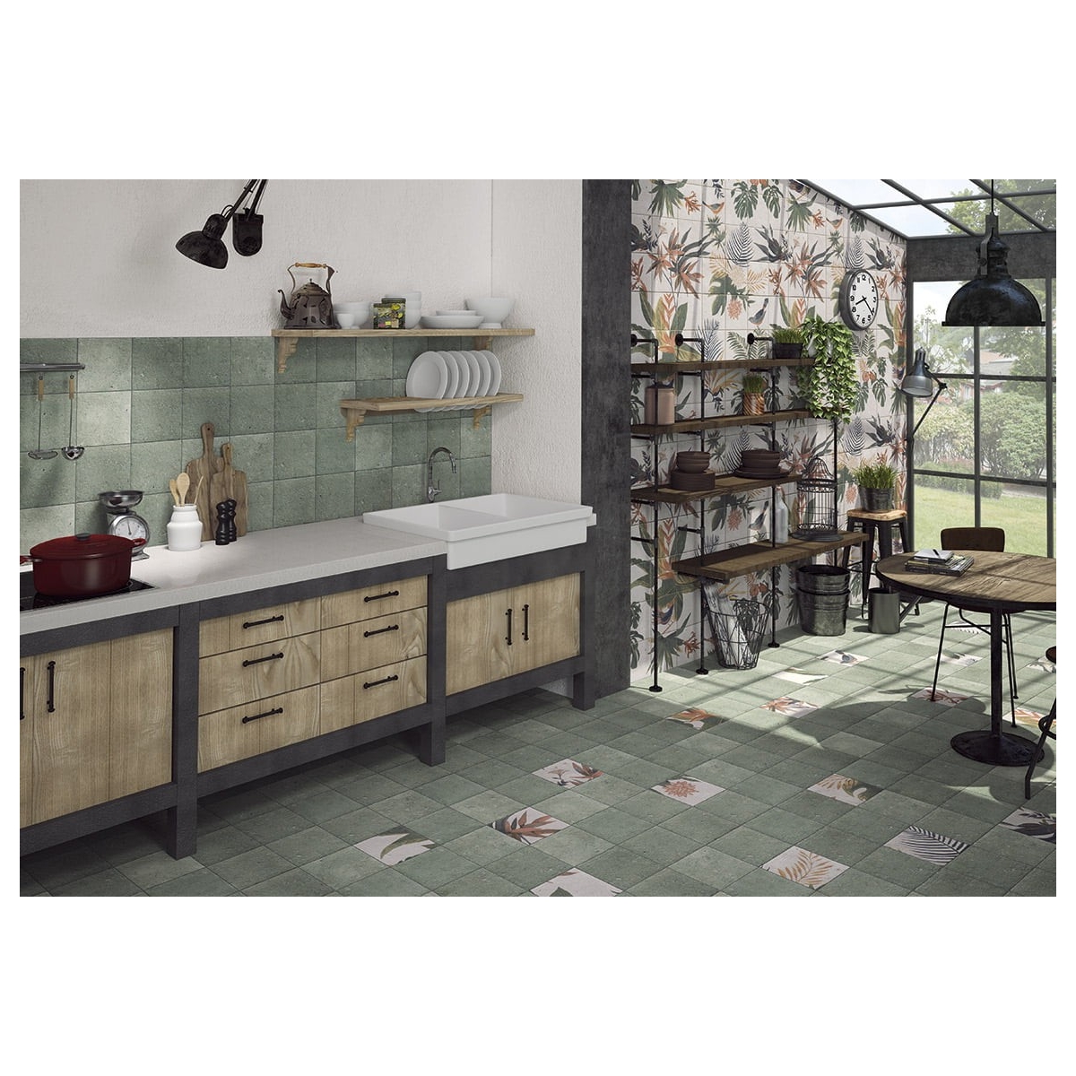 Samui Mural (120x120 mural) Bali Stones Series