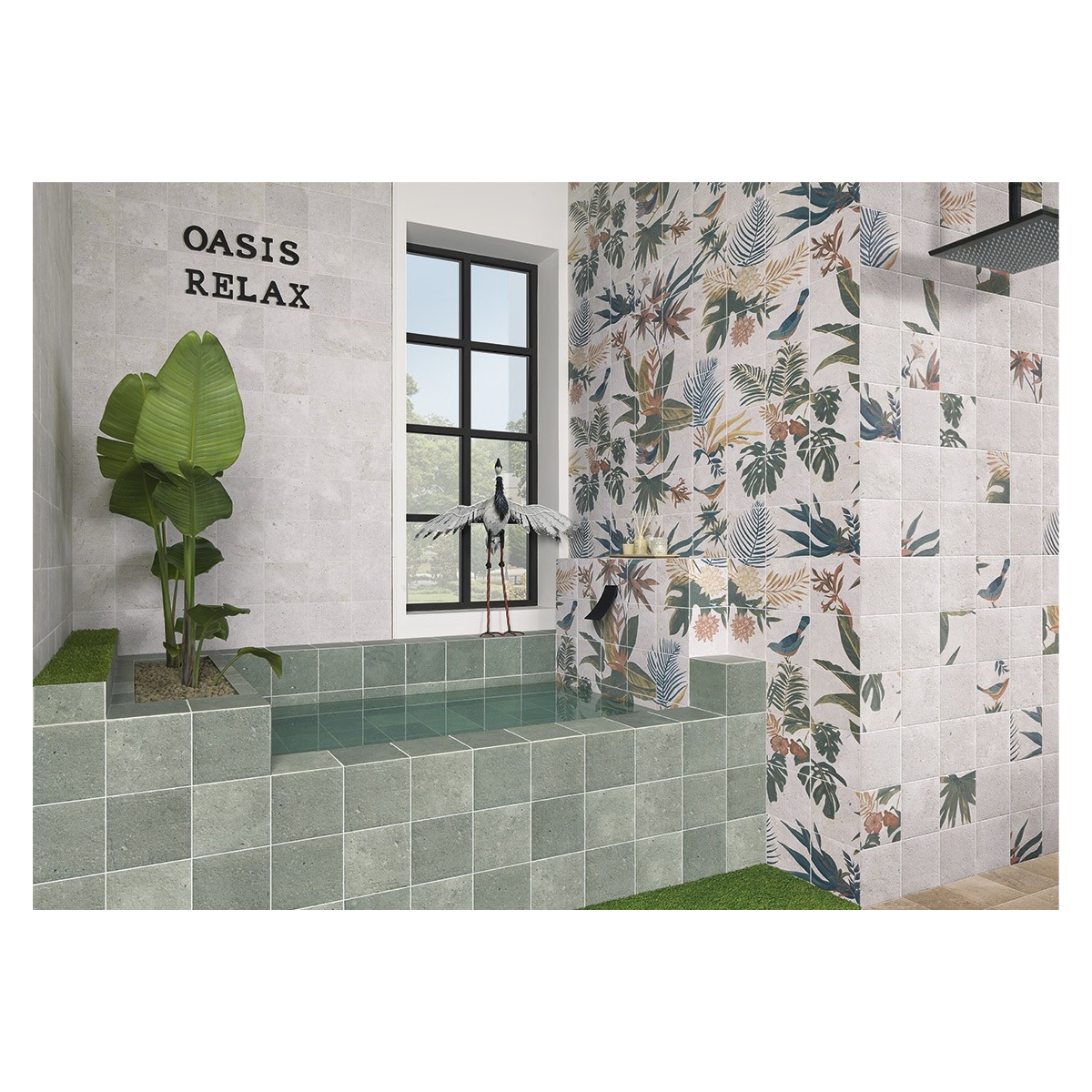 Bali Green Stone 20x20 (caja 1 m2) Mainzu