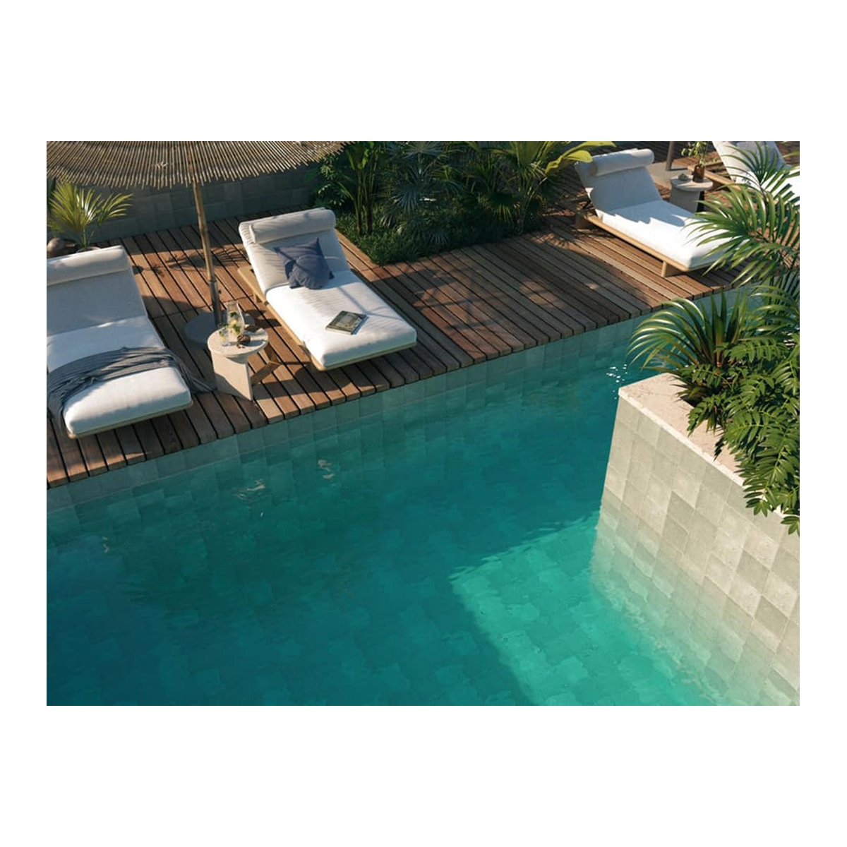 Mainzu Bali Green Stone 20x20 (Box 1 m2)