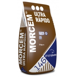 Morcem Ultra Rapido Bolsa 5 Kg Gris