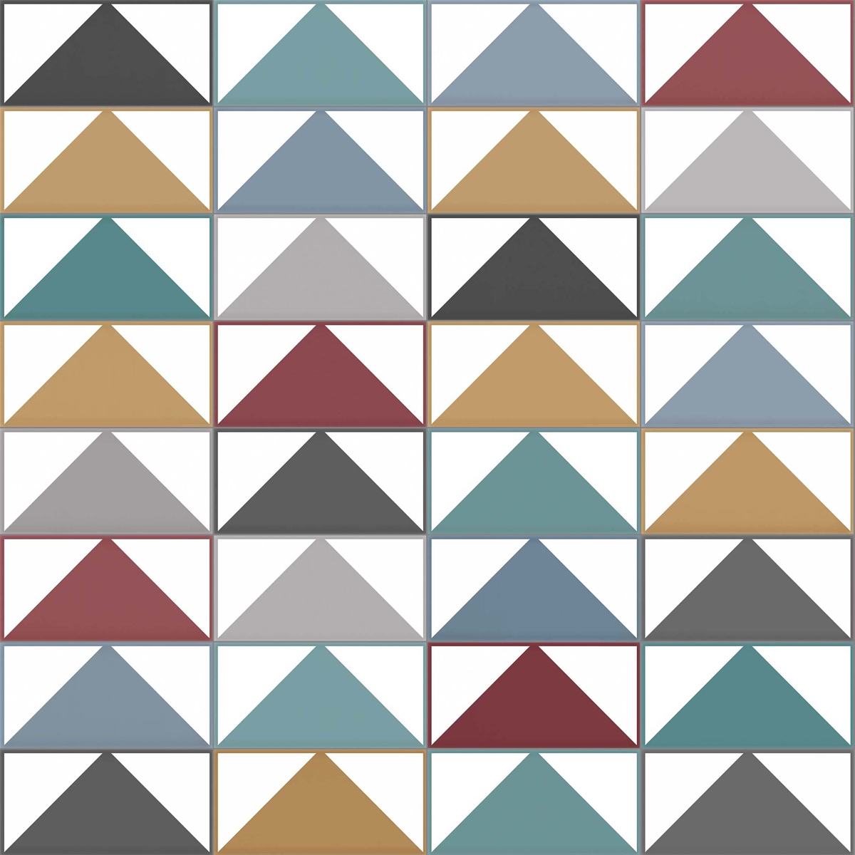 Mehrfarbige Borgo 10x20 - Vives