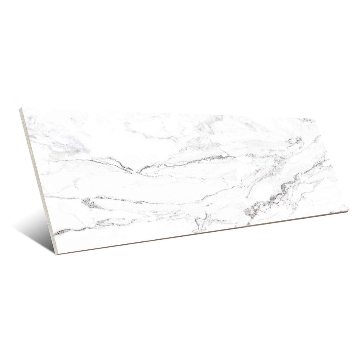 Eliott White 32x99 - Revestimento de imitação de mármore Vives