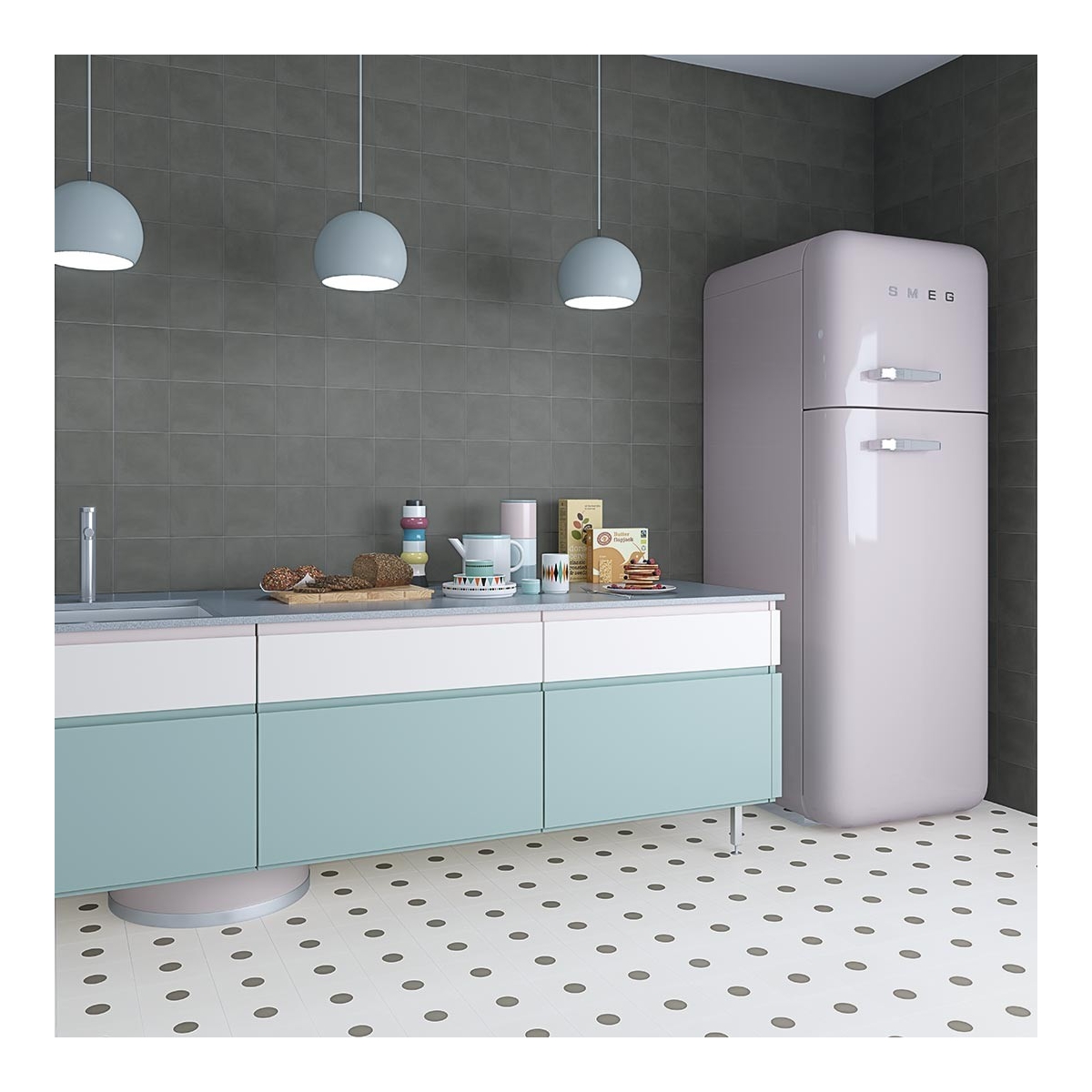 Sixties Marengo 15x15 (m2) Vives