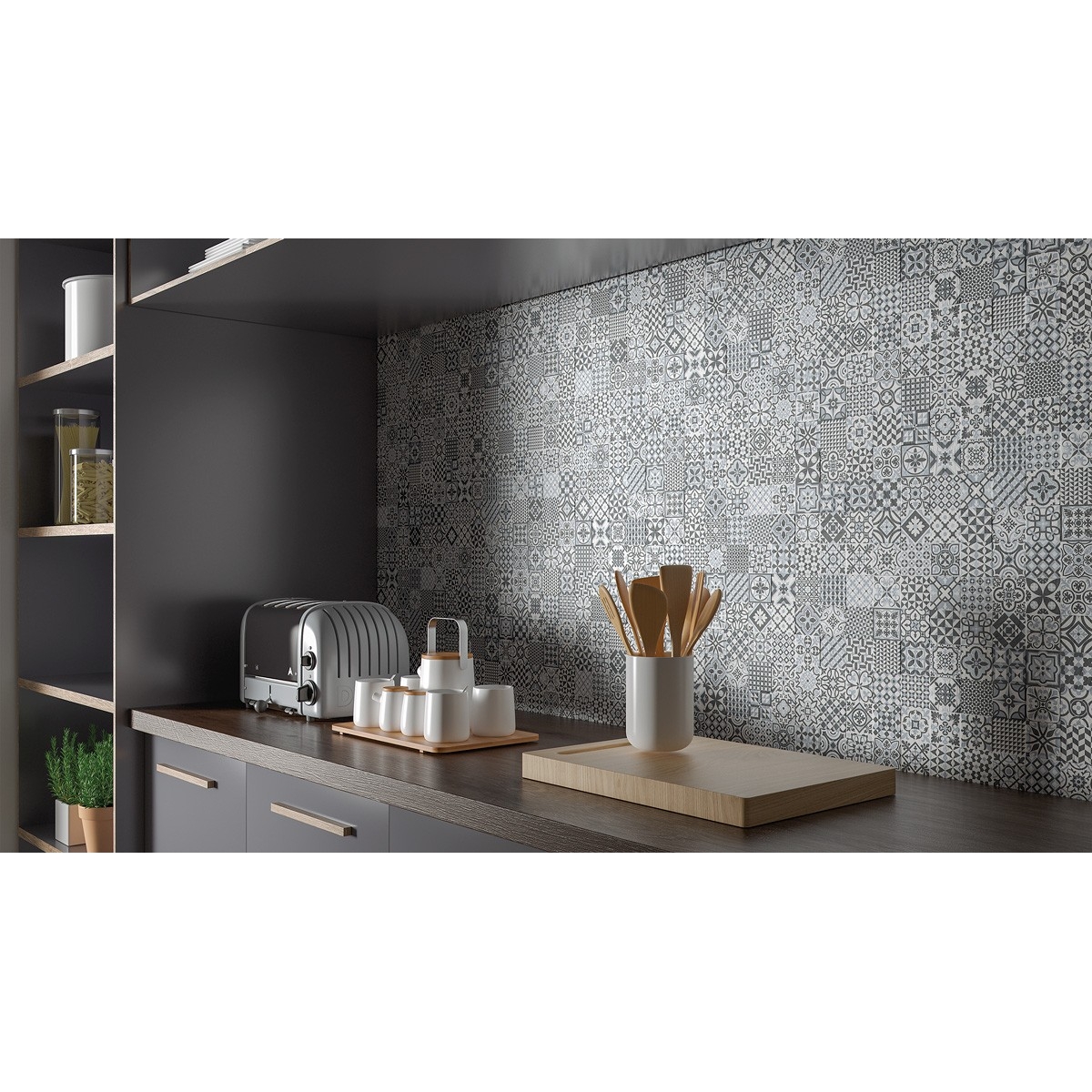 Déco Heritage Noir 32x62 (m2) - Heritage Collection by Gaya Fores - Marque Gaya Fores S.L.