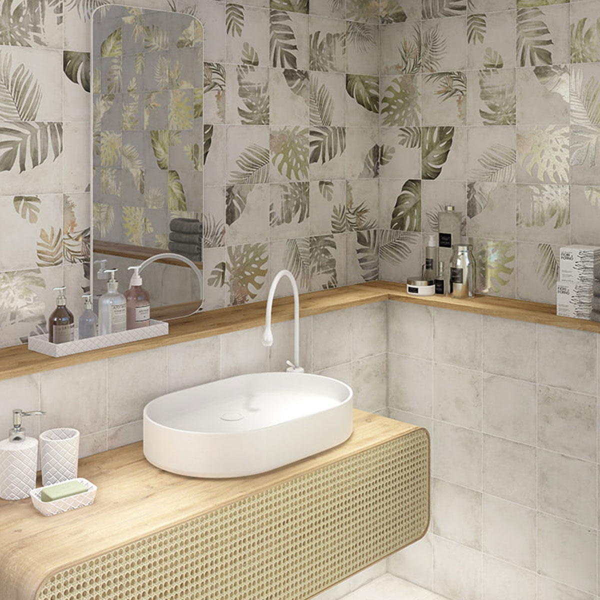 Ambiente Arrebato White 20x20