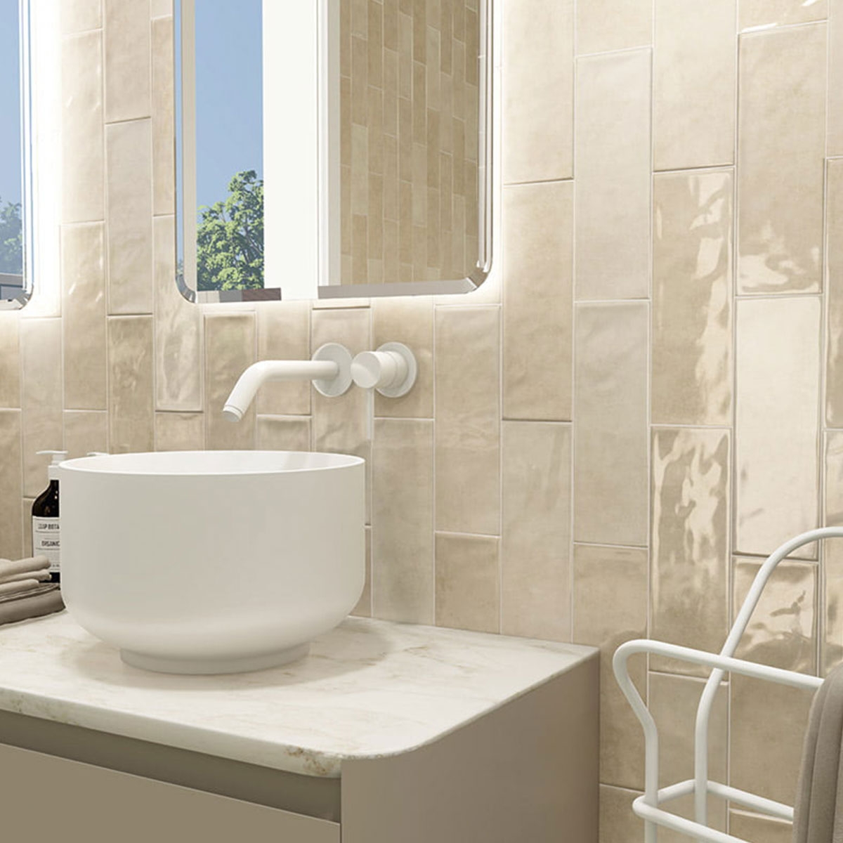 Mainzu - Photo de Cinque Terre Crème 10x30