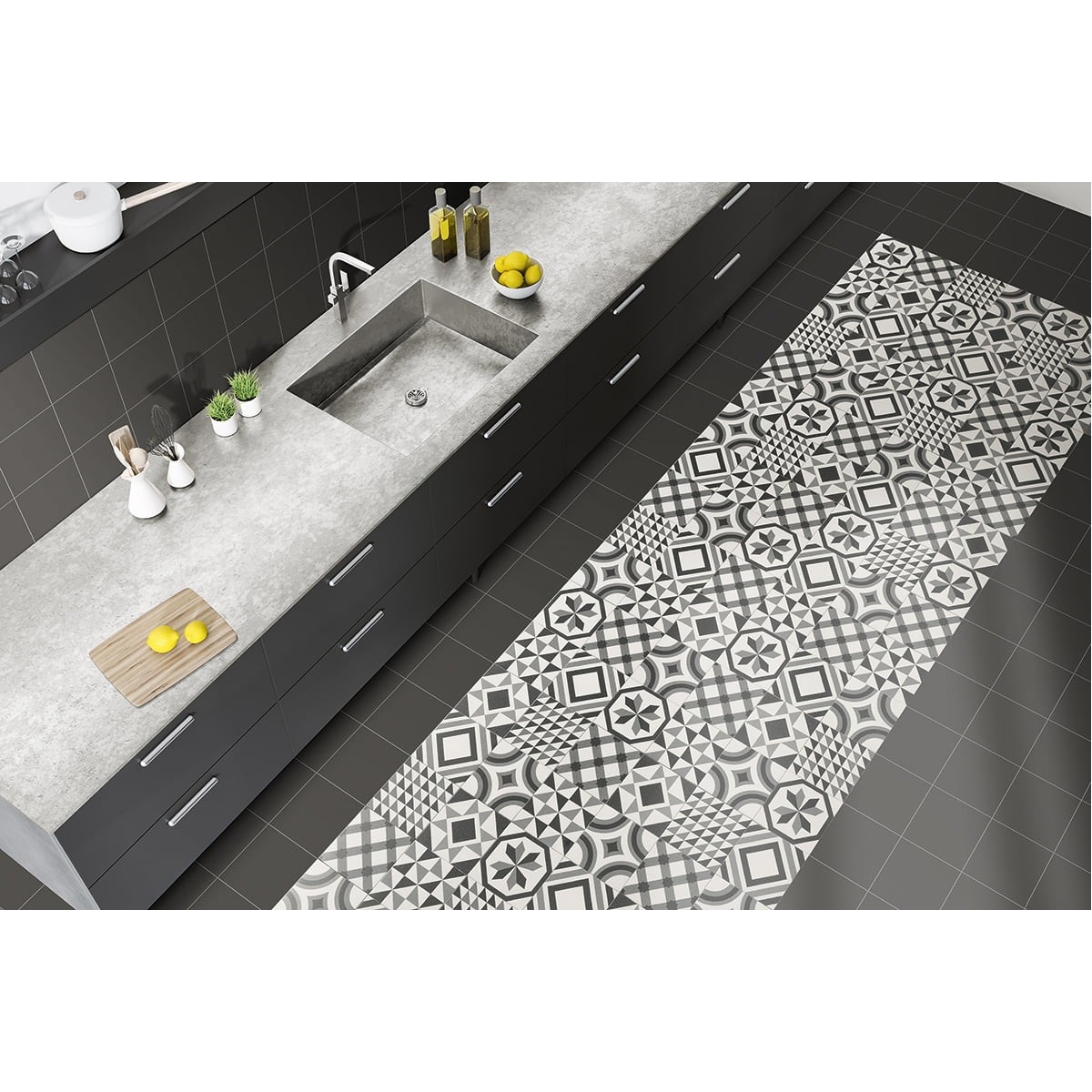 Trinity Noir 20x20 (m2) Série Trinity